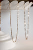 Dainty gold chain necklace