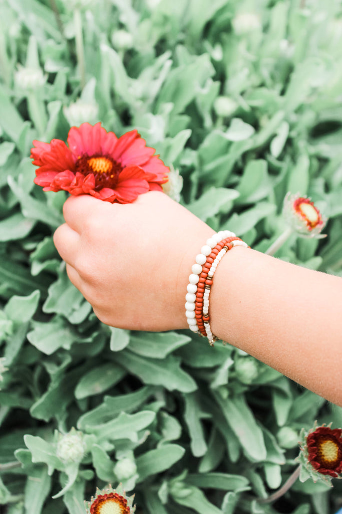 red baby bracelet